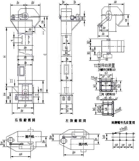 環(huán)鏈斗式提升機